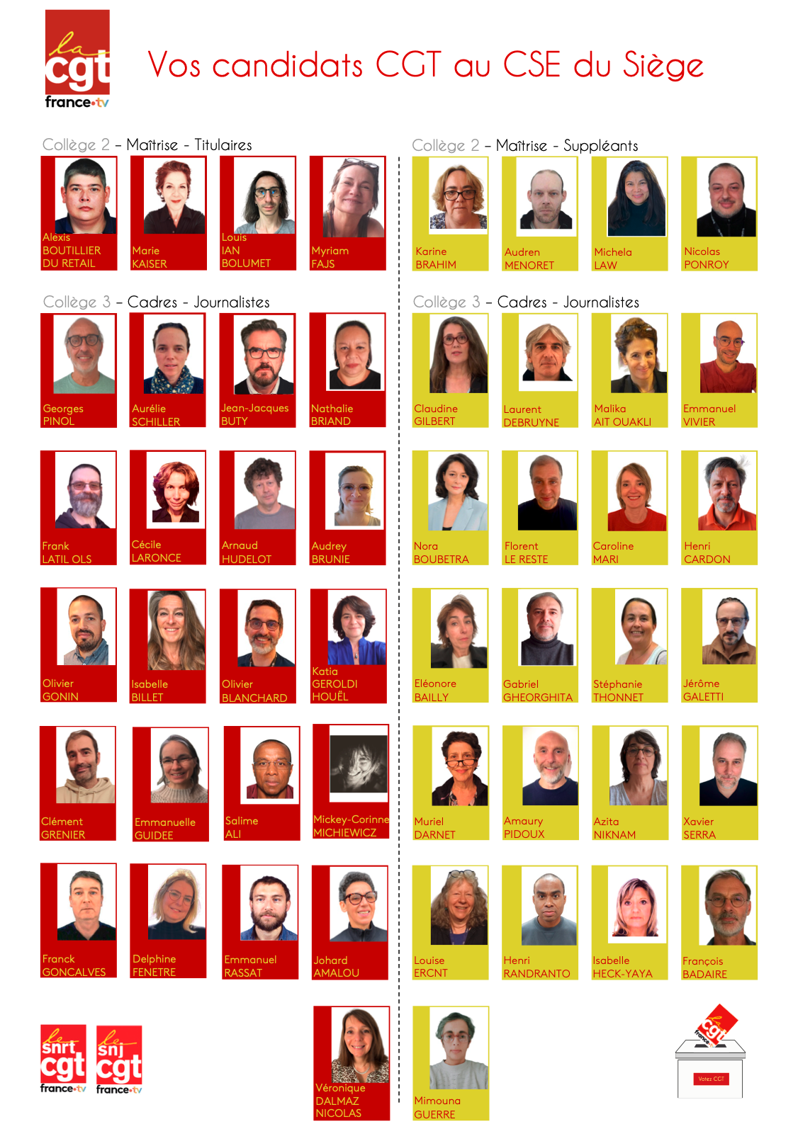 Profession de foi  Siège