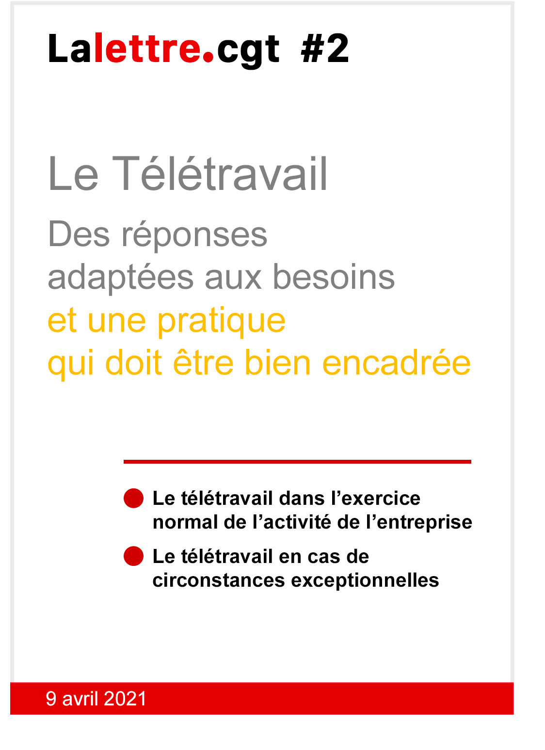Télétravail