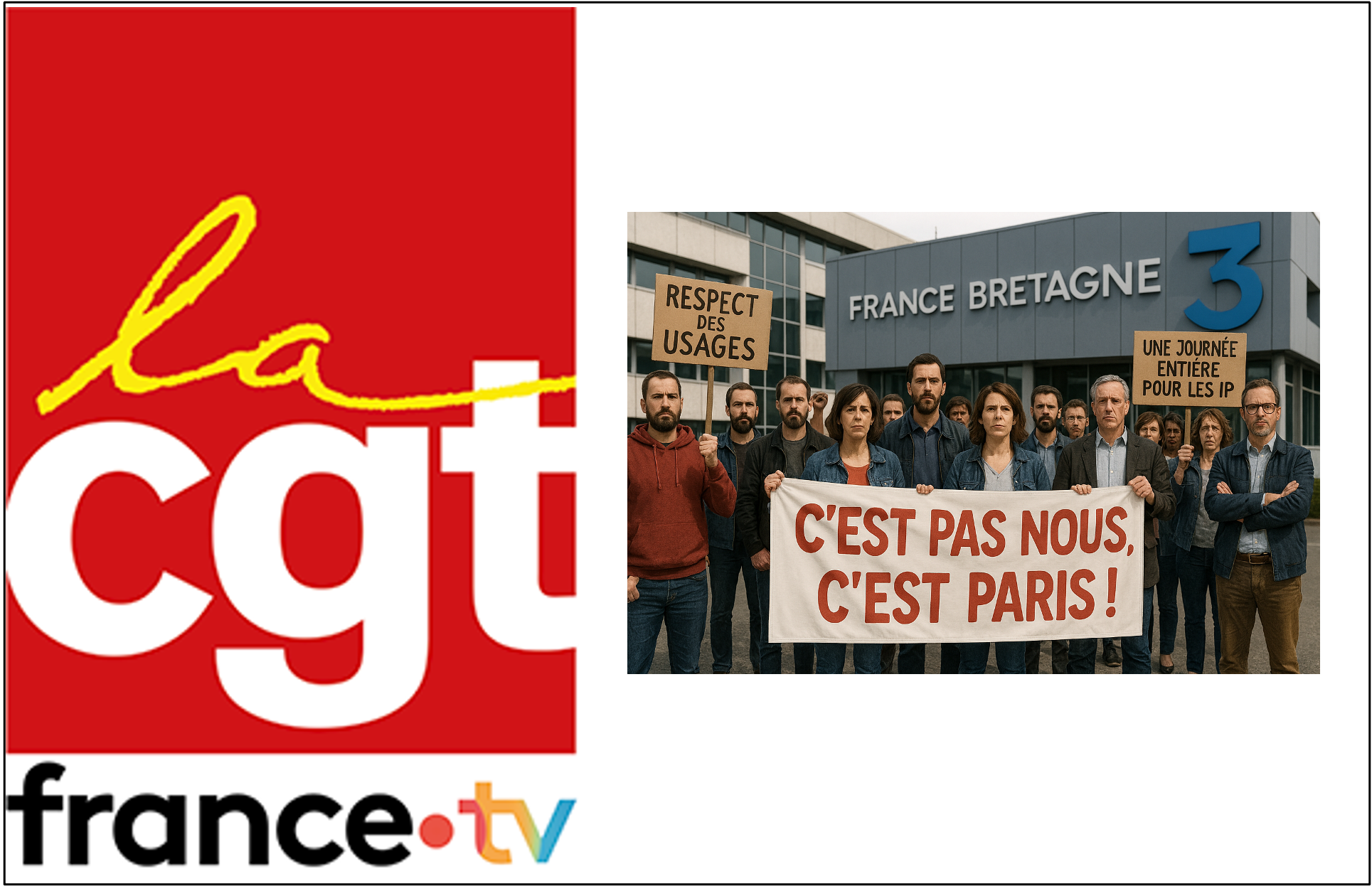 C’est pas nous, c’est Paris !  La direction bretonne ne bouge pas, les élus ne siègent pas