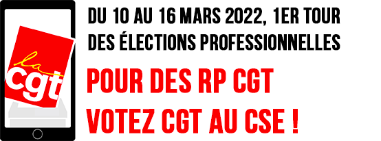 du 10 au 16 mars voter pour des rp cgt