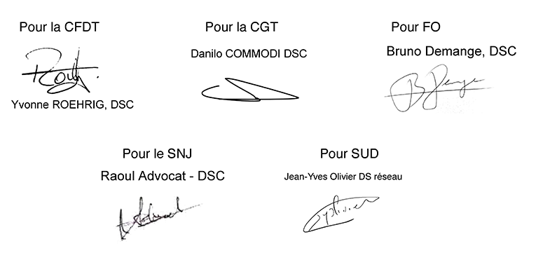 sign cgt cfdt fo snj sud f3